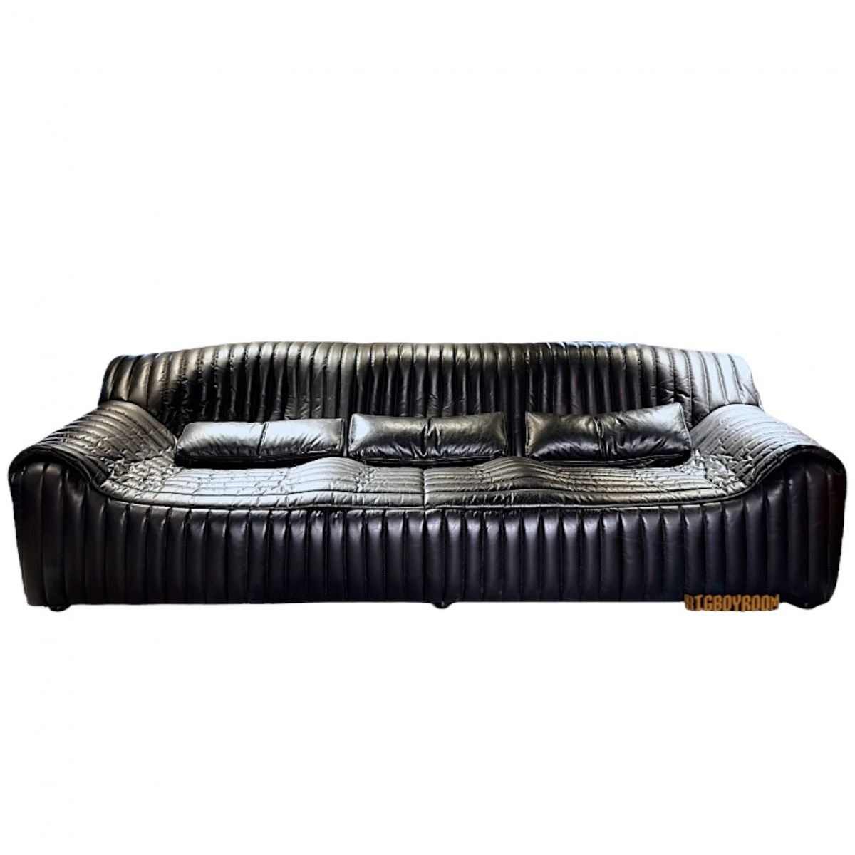 LEON 里昂 黑色系全牛皮沙發