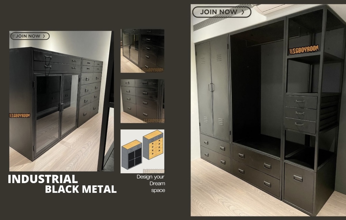 私宅臥室｜訂製衣櫃組、陳列書架