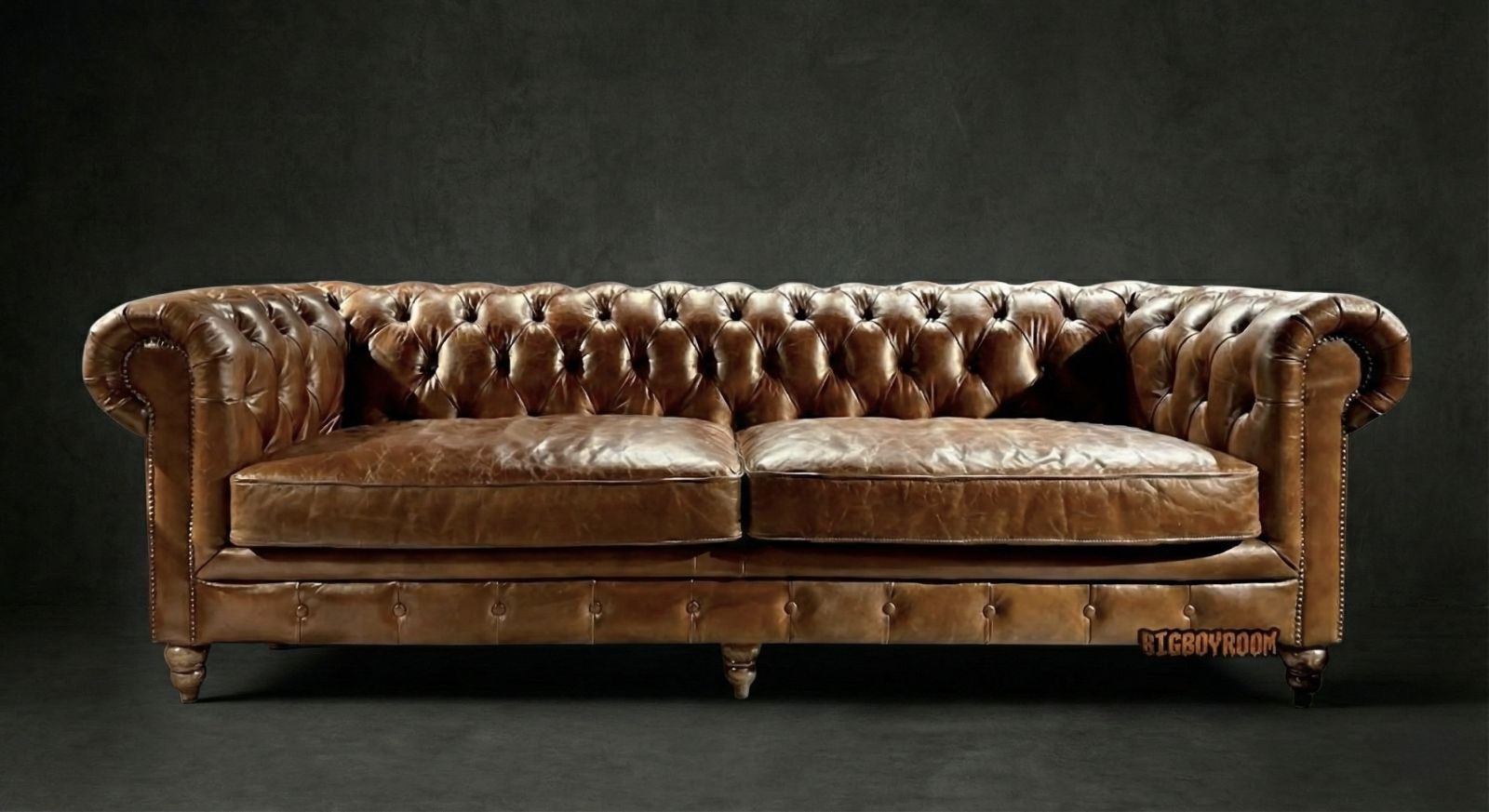 BigBoyRoom Chesterfield 經典切斯特全牛皮沙發