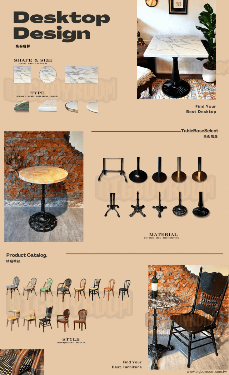 餐酒館與咖啡廳適用的人造大理石餐桌案例